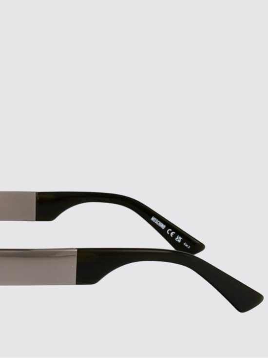 New Moschino MOS185/S 06LBUE Silver Mirrored Oval Sunglasses for Women Authentic main image 5